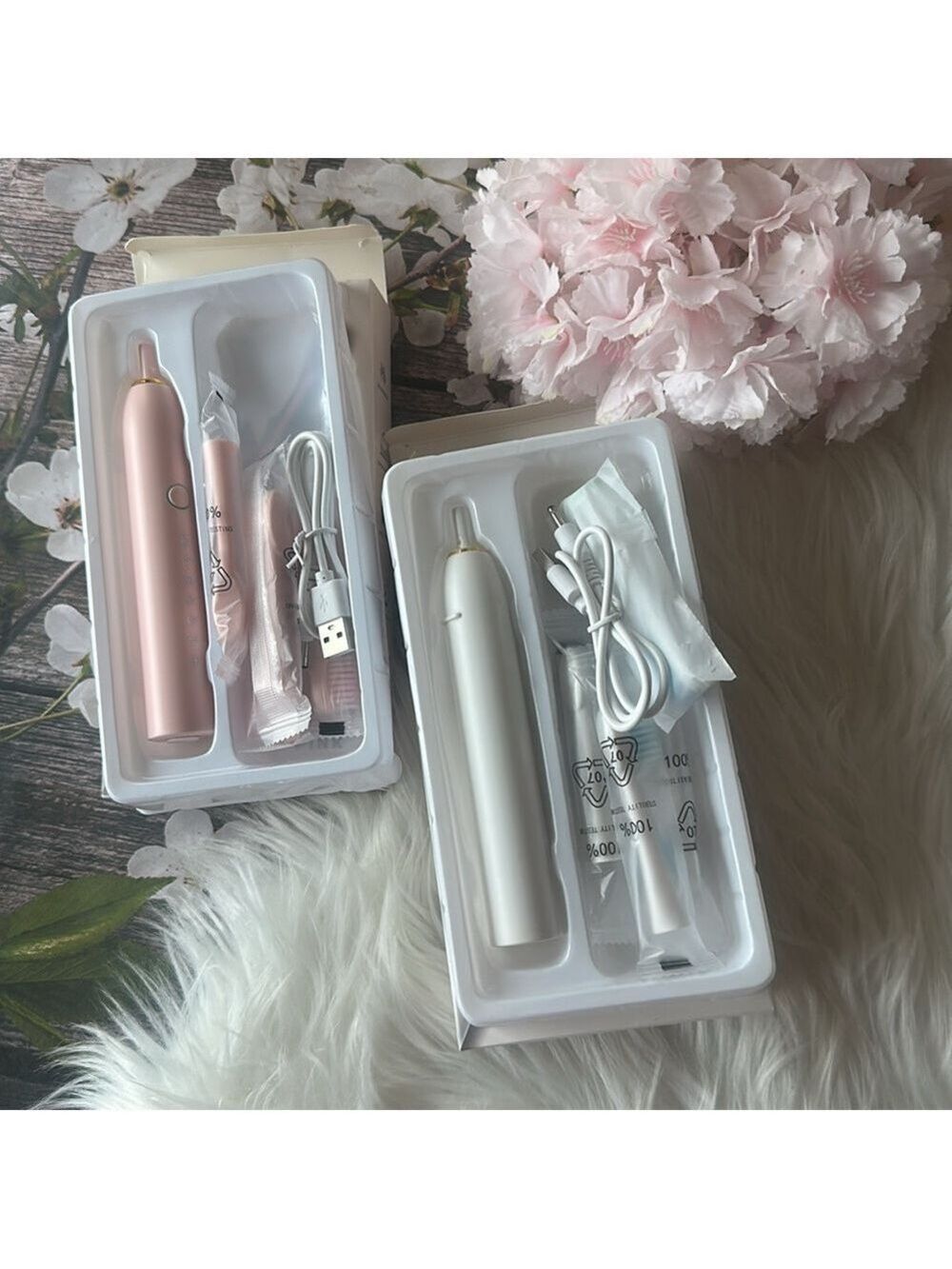 2 Pack Sonic Electric Toothbrush, 6 Modes 42000vpm with 2-Minute Built-in Timer - Picture 4 of 10